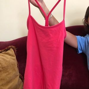 Lulu lemon pink athletic top
